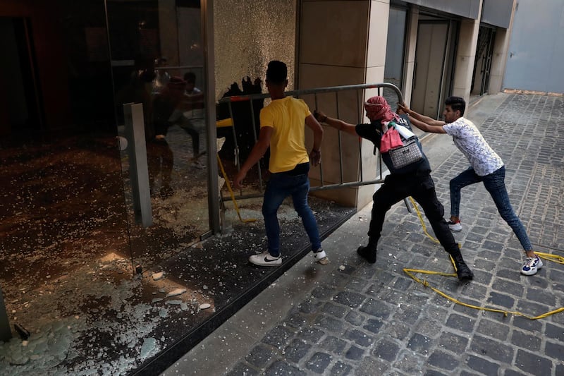 Last Thursday, June 3, Lebanon's central bank reversed a decision to stop withdrawals that had triggered street protests. AP