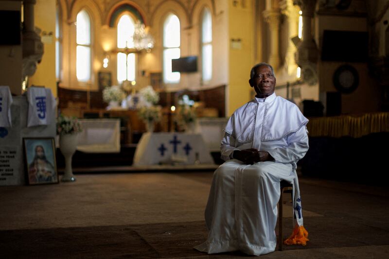Rev Milton Job, 90, in the Celestial Church of Christ in south-east London. Rev Job, who moved to the UK in 1961 from Nigeria, was 20 at the time of the coronation and enjoyed an Empire Day festival with his community on the day of the event
