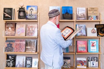 DUBAI, UNITED ARAB EMIRATES - May 6 2019.

Idris Mears, Project Leader at Alserkal Cultural Foundation, at Book Quarter.

(Photo by Reem Mohammed/The National)

Reporter: Rupert
Section: NA