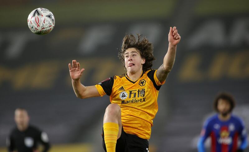 Soccer Football - FA Cup - Third Round - Wolverhampton Wanderers v Crystal Palace - Molineux Stadium, Wolverhampton, Britain - January 8, 2021 Wolverhampton Wanderers' Fabio Silva in action Action Images via Reuters/Carl Recine