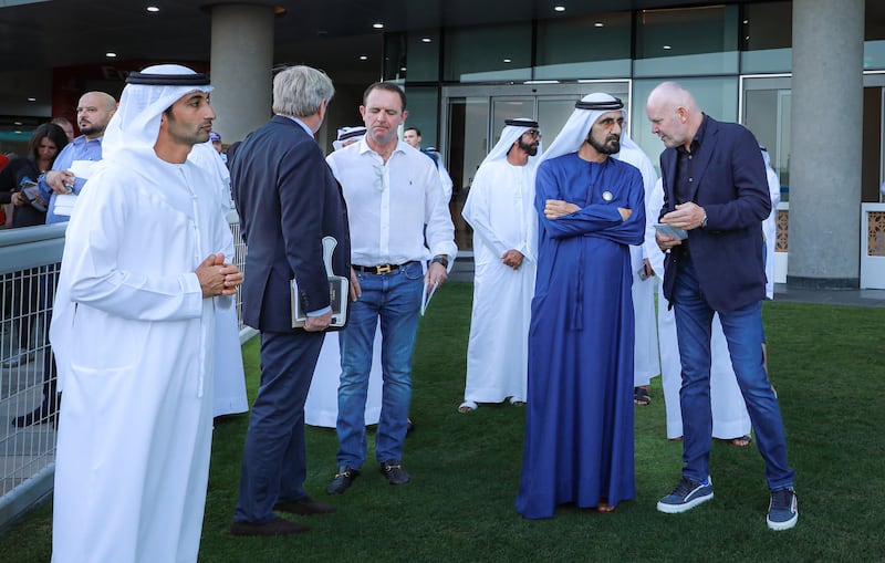 Sheikh Mohammed at Meydan. Photo: Dubai Media Office