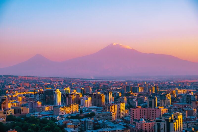 Travel agents in Dubai believe affordability, travel time and availability of activities draw people to places like Yerevan, the capital of Armenia. Photo: Levon Vardanyan / Unsplash