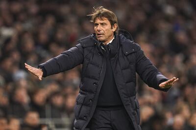 Tottenham Hotspur manager Antonio Conte. PA