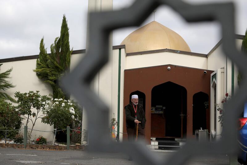 A view of Al Noor mosque in Christchurch where a gunman killed 42 people before attacking Linwood Islamic Centre. AFP