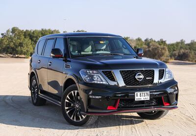 The 2018 Nissan Patrol Nismo. Victor Besa / The National