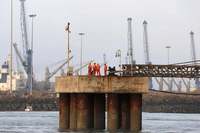 The Adani Group recently took a group of local bond arrangers on a site visit to its port in Mundra in Gujarat. Reuters