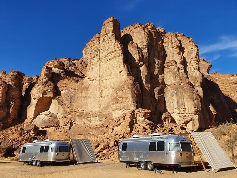 Al Ula's Canyon Park park has been open for only about three weeks so far this year.