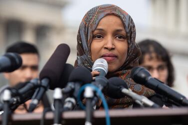 US Congresswoman Ilhan Omar has stirred controversy with tweets that were labelled anti-Semitic. AFP