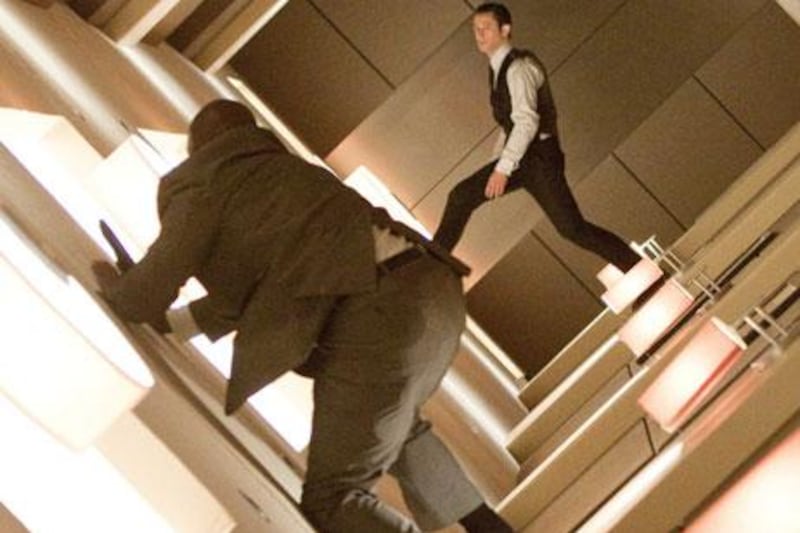 A fight scene involving a revolving corridor in Inception won Tom Struthers the title of best stunt co-ordinator at 2011’s Taurus Stunt Awards.