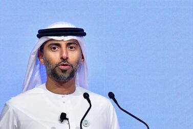 Suhail Al Mazrouei, UAE's minister of energy and infrastructure. The UAE, Israel and the US have agreed to develop a joint strategy to boost cooperation in the energy sector. Giuseppe Cacace / AFP