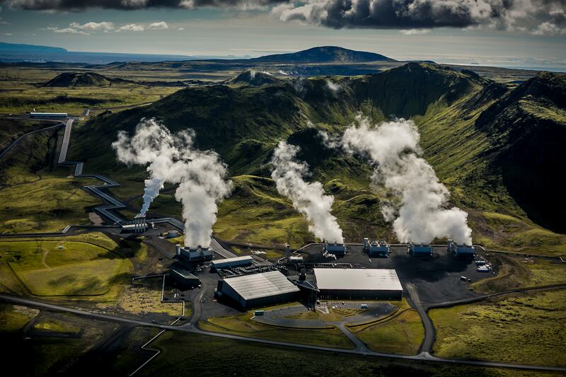 Iceland's Orca plant could help pave the way for a net-zero future. Photo: Climeworks AG via AP