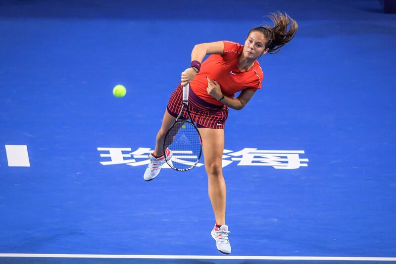 Daria Kasatkina. The Russian was runner-up in last year's WTA Dubai event, beating Garbine Muguruza and Johanna Konta on her route to the final. Broke into the top 10 for the first time in her career in October. AFP