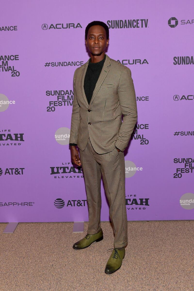 Edi Gathegi attends 'The Last Thing He Wanted' premiere at the Sundance Film Festival. AFP