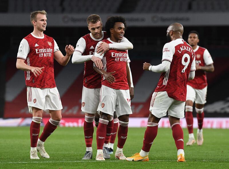 Willian: 7 – The Brazilian showed glimpses of quality for his side, occasionally taking up good positions and playing passes that created some space for his teammates. Scored his first goal for Arsenal in the league from a free kick just outside the box. PA