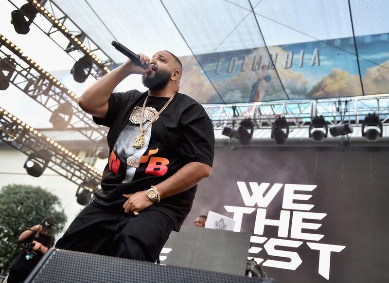 DJ Khaled performs at EpicFest 2016, hosted by L A Reid and Epic Records, at Sony Studios in June in Los Angeles, California. Mike Windle / Getty Images for Epic Records 