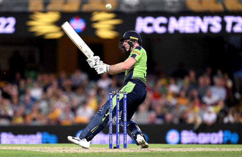 Lorcan Tucker of Ireland on his way to 71 not out against Australia. Getty 