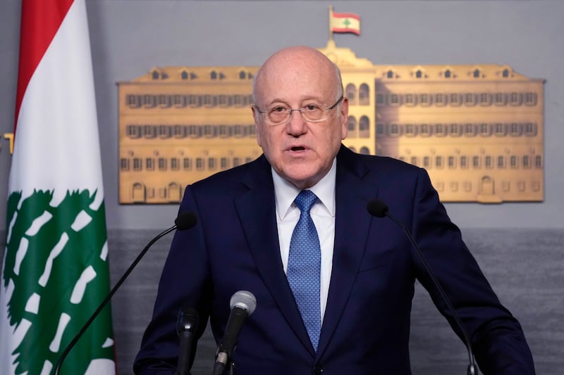 Lebanese caretaker Prime Minister Najib Mikati warned on Thursday that Syrian refugees could become a threat to the small Mediterranean nation’s delicate demographic and sectarian balance. AP