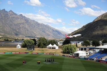 QUEENSTOWN, NEW ZEALAND - JANUARY 20: A general view as seen during the ICC U19 Cricket World Cup match between England and Canada at John Davies Oval on January 20, 2018 in Queenstown, New Zealand. (Photo by Dianne Manson-ICC/ICC via Getty Images)