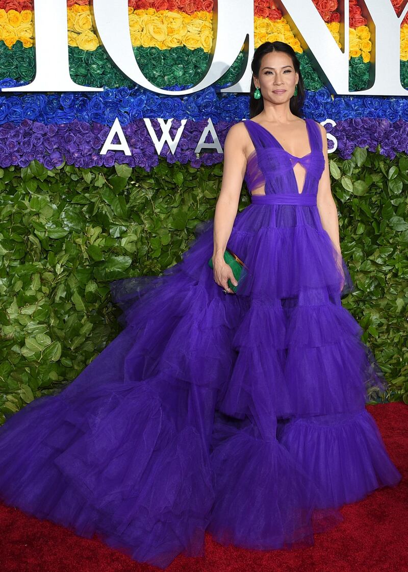 Lucy Liu arrives at the 73rd annual Tony Awards at Radio City Music Hall on June 9, 2019. AP