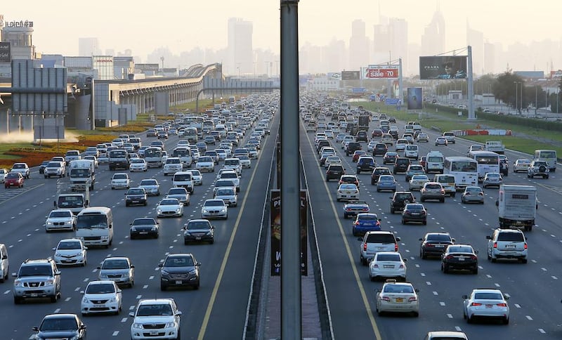 Hussain Lootah, director general of Dubai Municipality, says the number of Dubai’s roads is the city’s biggest challenge in the future. Pawan Singh / The National