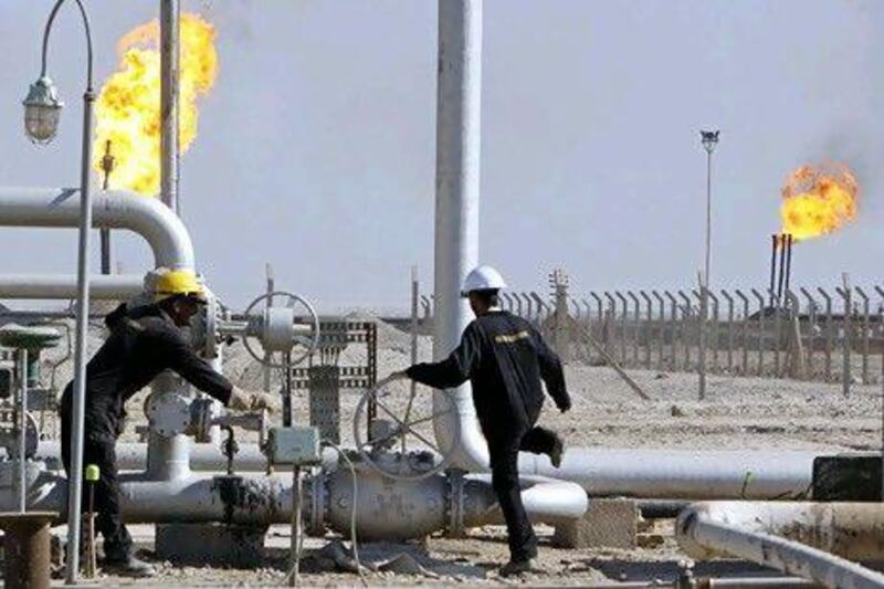Lukoil, the second-largest producer of crude oil in Russia, is developing West Qurna-2 field in Basra. Nabil Al Jourani / AP Photo