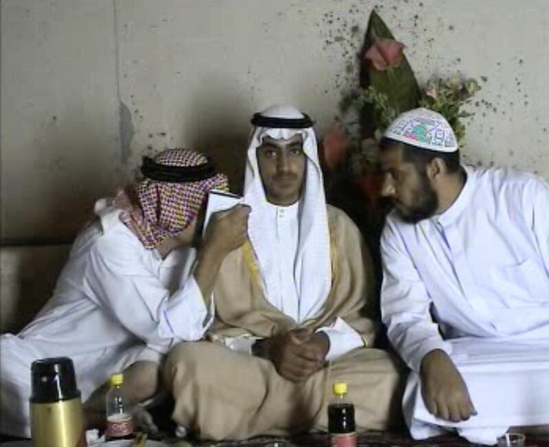 A video released by the CIA on Wednesday apparently shows bin Laden's son, Hamza, getting married in Iran. AFP