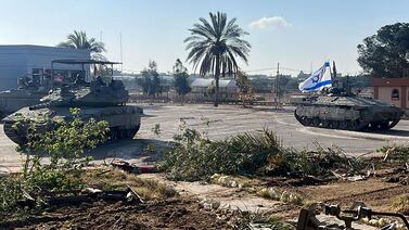 Israel has seized control of Gaza’s border crossing with Egypt. AFP