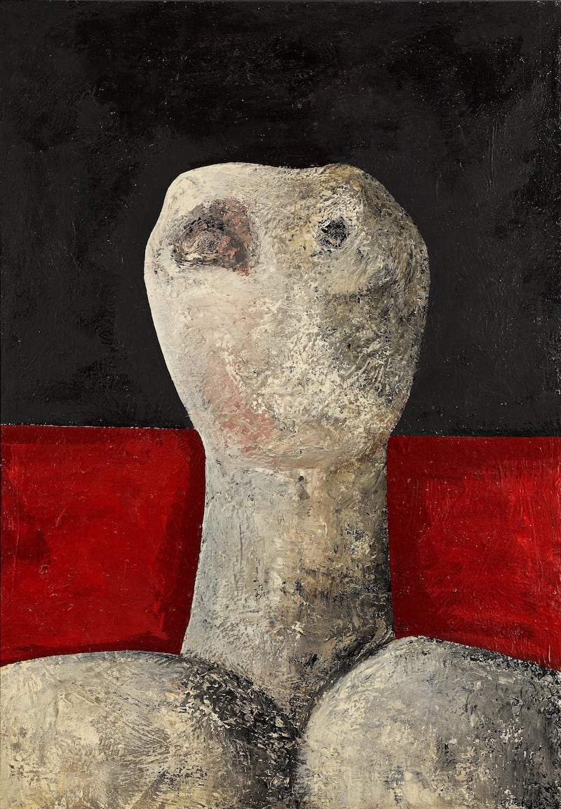 Bahman Mohasses, Personaggio I, 1968 (est. £70,000-90,000). All images courtesy of Sotheby's