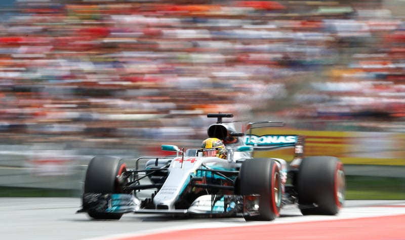 Lewis Hamilton finished fourth at the Austrian Grand Prix to fall 20 points behind championship leader Sebastian Vettel. Dominic Ebenbichler / Reuters