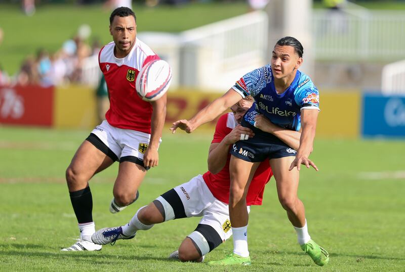 Germany Development team players take on Western Sydney Two Blues