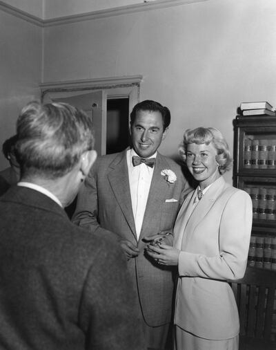 Doris Day and Martin Melcher on their wedding day 04-03-1951 ** I.V.