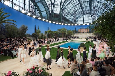 Chanel’s spring 2019 haute couture. Photo by Olivier Saillant