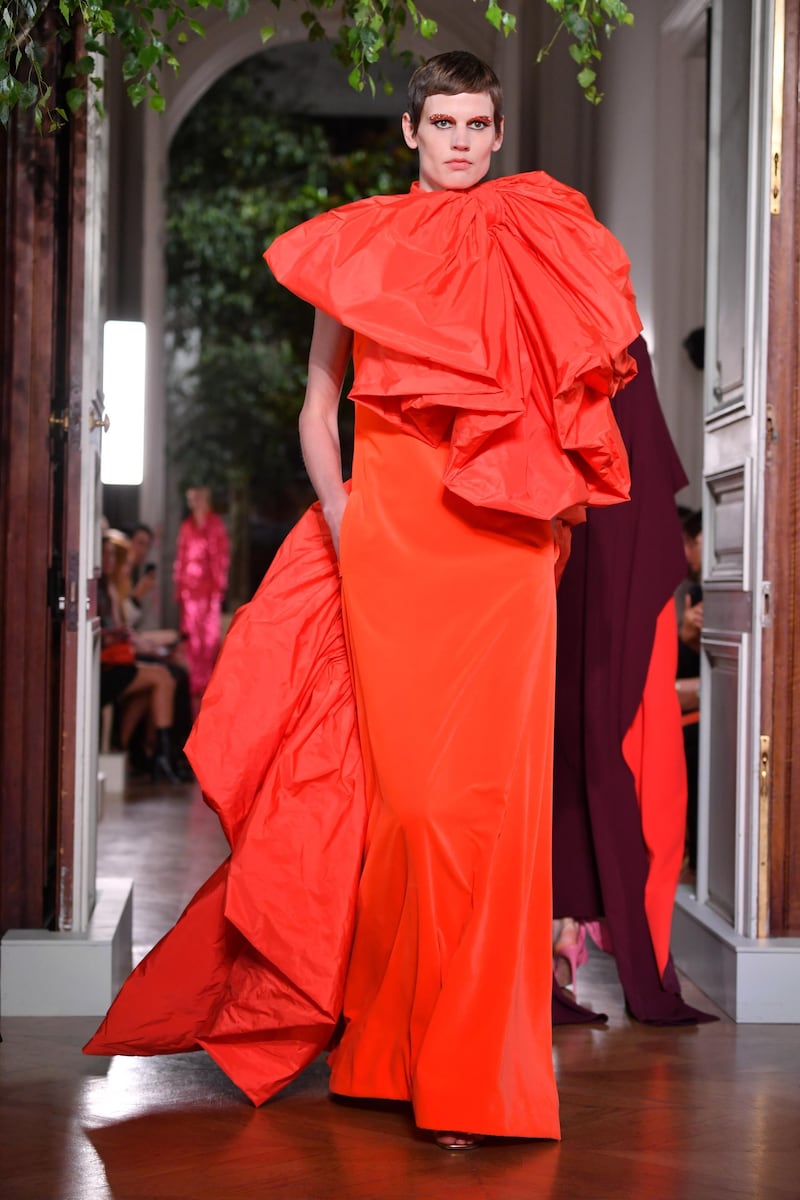 Valentino Fall/Winter 2019 2020 haute couture show. Getty&nbsp;
