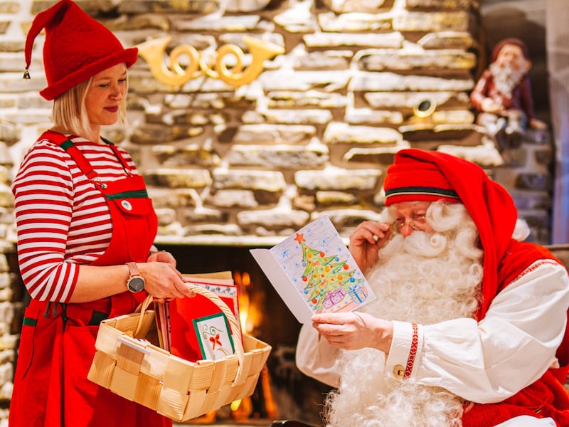 Santa Claus reads every letter that comes through the post office. Photo: Santa's Post Office