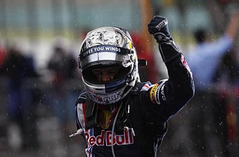 Sebastian Vettel celebrates after winning the Chinese Grand Prix but it was the crazy driving of the Shanghai  taxi driver which sticks in the mind of the BBC's Sarah Holt because they had no idea where they were going and she wondered if she would arrive in one piece.