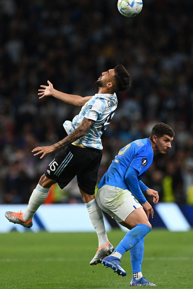  Nicolas Gonzalez (Di Maria 90+1) – N/R. A late change for Argentina. AFP