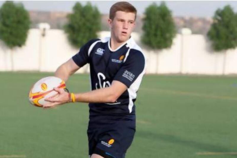 Back in Dubai on school holiday, Gerard Pieterse, spent Sunday at a rugby clinic at Repton School coached by Apollo Perelini.