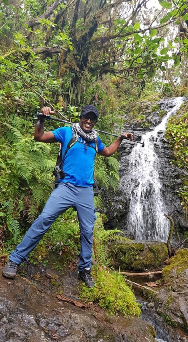 Kenyan Melvyn Munyua, who lived in Dubai, suffered fatal head injuries after jumping into a wadi in Oman.