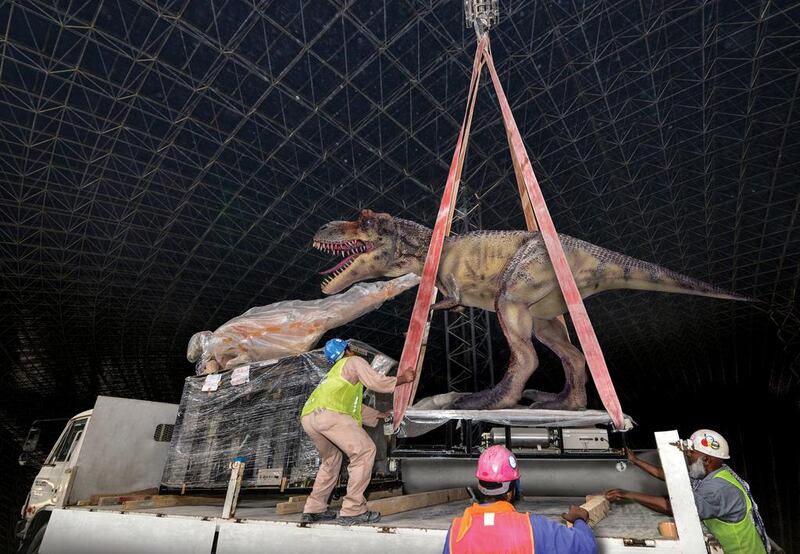 69 extinct dinosaurs will be brought back to life in the Dubai attraction’s Lost Valley - Dinosaur Adventure zone. Courtesy  IMG

 
