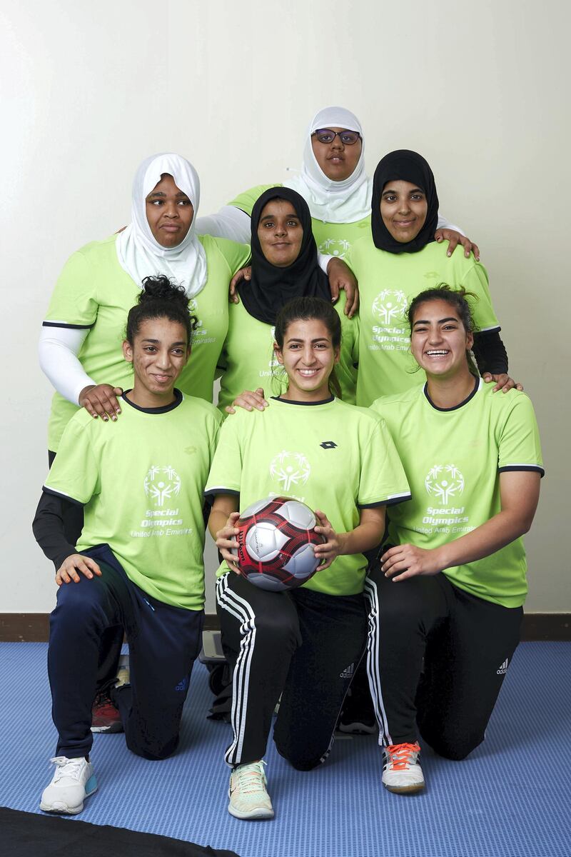 The UAE women’s football team have already won medals for the country. Courtesy Special Olympics UAE