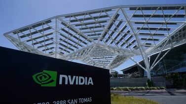 Nvidia's revenue soared more than 265 per cent annually to $22.1 billion in the last quarter. AP