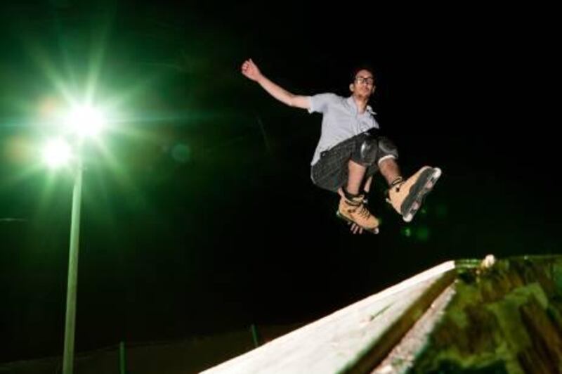 Rage Skate Park, Dubai Festival City. Duncan Chard for the National