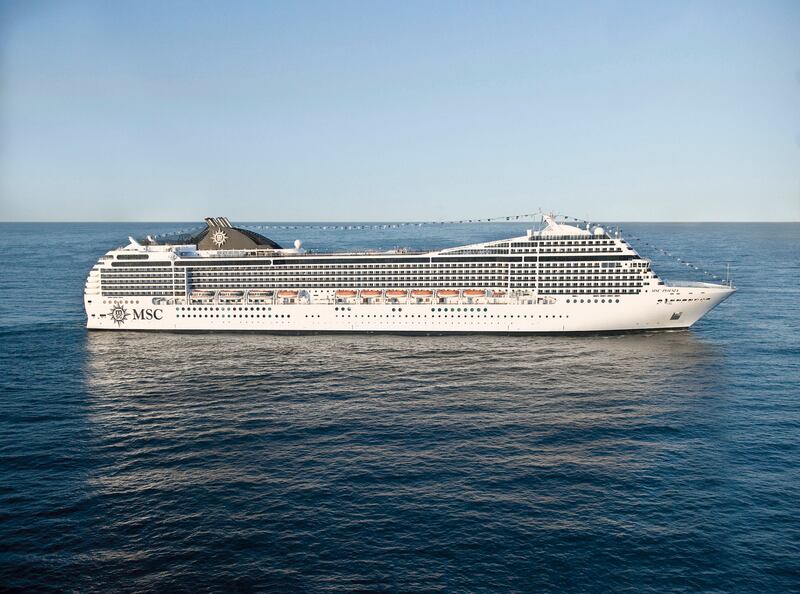 The 'MSC Poesia' will be docked at Doha Port, near West Bay. Photo: MSC Cruises