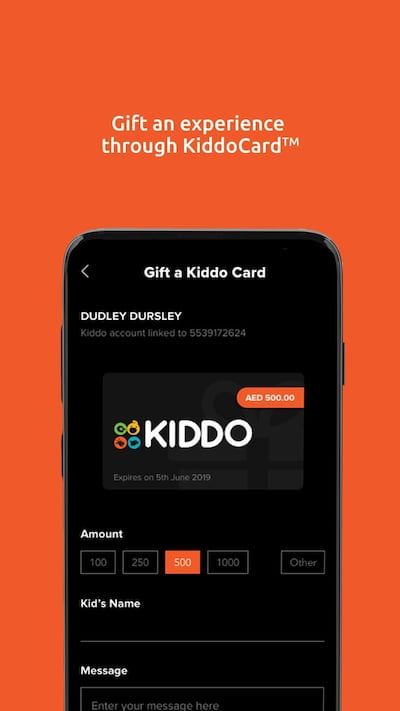 The Kiddo app allows you to find and book children's activities in the UAE