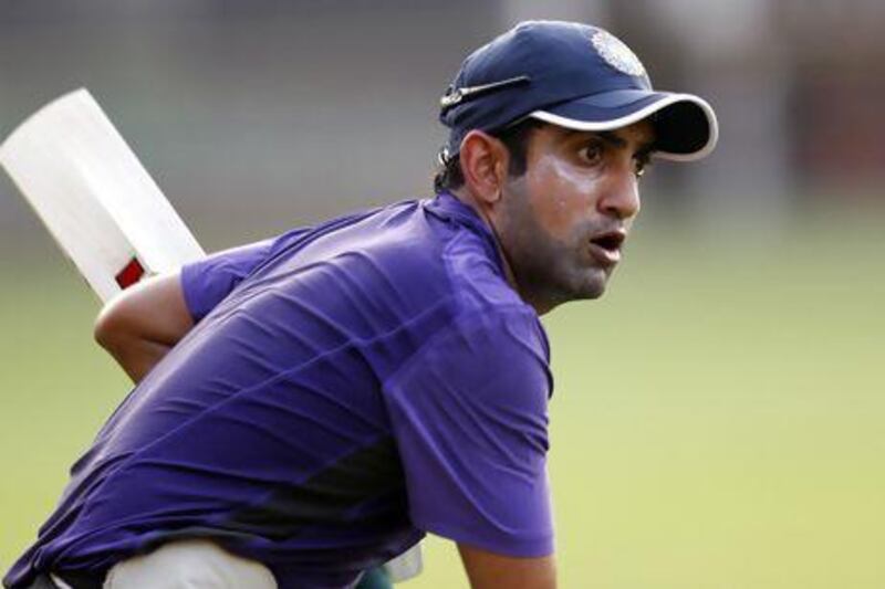 Opening batsman Gautam Gambhir has been dropped from the India team for the first two of the four-match Test series with Australia. Kunal Patil / Getty Images