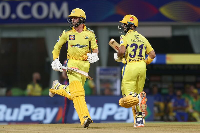 Devon Conway, left, and Ruturaj Gaikwad have formed a brilliant partnership at the top. Sportzpics for IPL