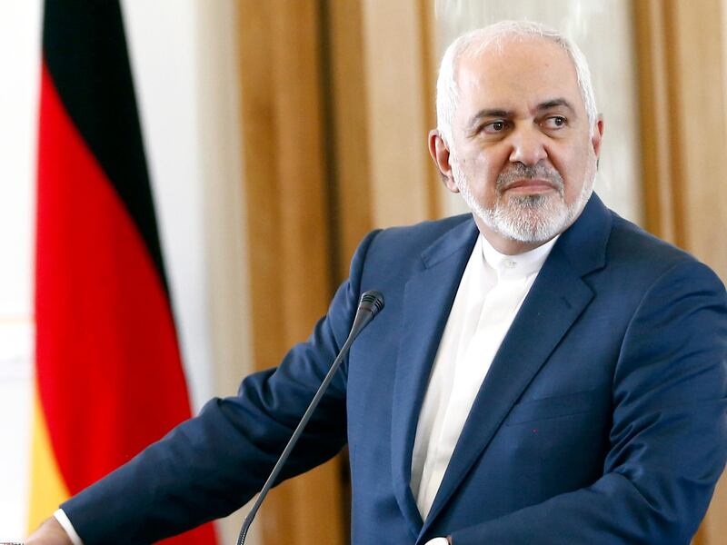 epa07751201 (FILE) - Iranian Foreign Minister Mohammad Javad Zarif during a joint press conference in Tehran, 10 June 2019 (reissued 01 August 2019). The US Department of the Treasury's Office of Foreign Assets Control (OFAC) announced on 31 July 2019 that the United States imposed sanctions against Iranian Foreign Minister Mohammad Javad Zarif. The move, following sanctions targeting Iran's Supreme Leader Ayatollah Ali Khamenei in late June 2019, is part of Washington's campaign to put pressure on Tehran amid heightened tensions since the US unilaterally withdrew from the landmark 2015 nuclear deal last year.  EPA/ABEDIN TAHERKENAREH