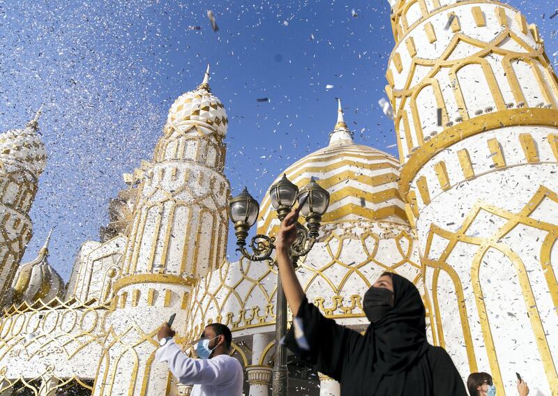 DUBAI, UNITED ARAB EMIRATES. 25 OCTOBER 2020. 
Global Village celebrates it’s 25th season this year.
(Photo: Reem Mohammed/The National)

Reporter:
Section:
