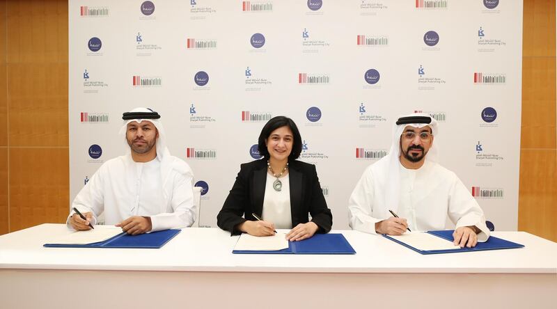 A memorandum of understanding has been signed between the Sharjah Entrepreneurship Centre, Sharjah Publishing City Free Zone and Emirates Publishers Association 