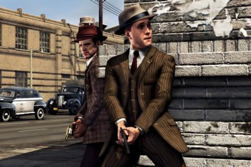 Screen grab of  
Based on groundbreaking performance capture technology called MotionScan, L.A. Noire allows 
players to analyze every subtle nuance of an actorÕs performance,  using real-life interrogation 
techniques combined with classic action elements, giving players the opportunity  to truly explore what 
it means to be a detective in the most corrupt and violent period in L.A. History.  Photo Courtesy Rokstar Games